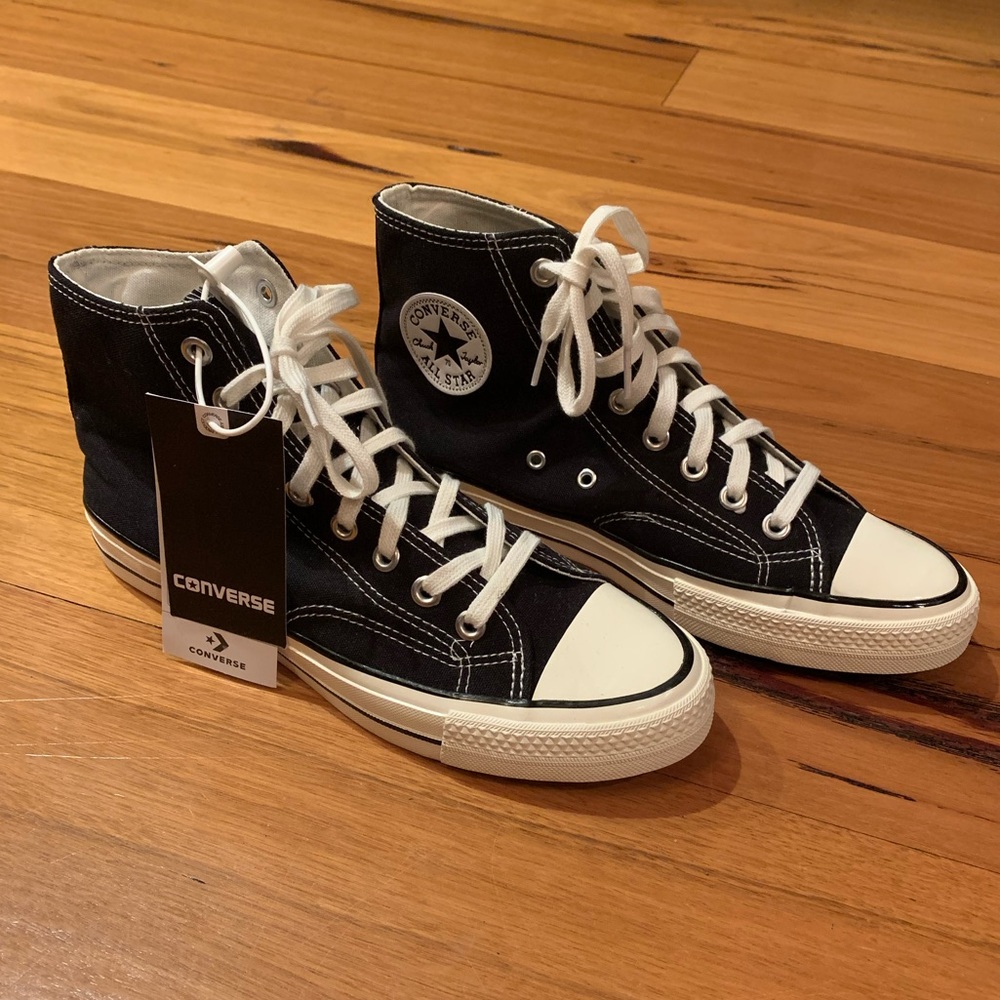 NWT Black Hightop Converse